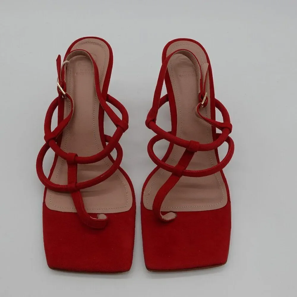 Designer 8 By YOOX Red Sueded heels, BNIB!